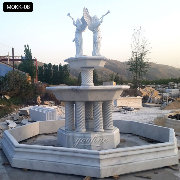 Wholesales Large tiered stone fountain quotes for outdoor decor