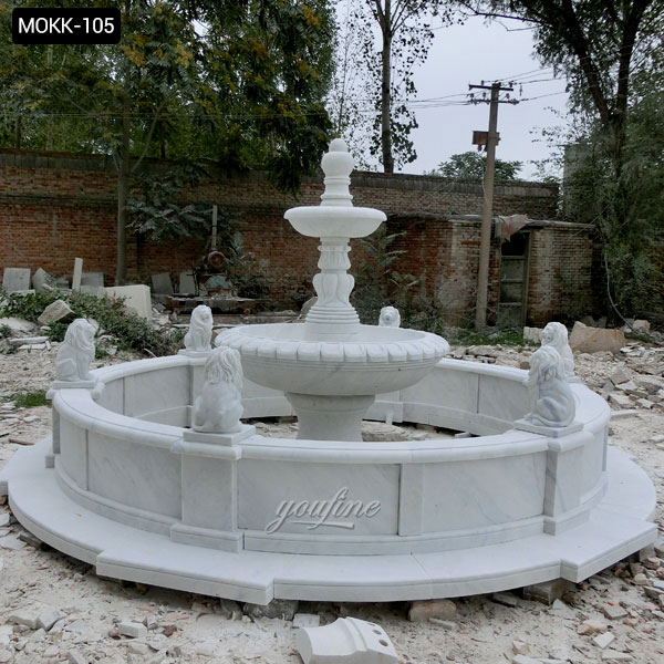 driveway tiered yard fountain with angels UK