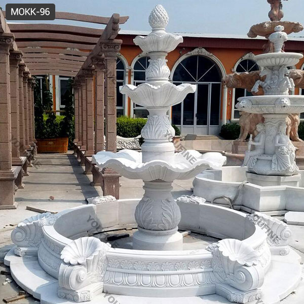 2 tier stone water fountain home with elephant supplier